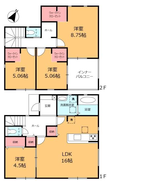 リーブルガーデン江南市河野町第一期　１号棟