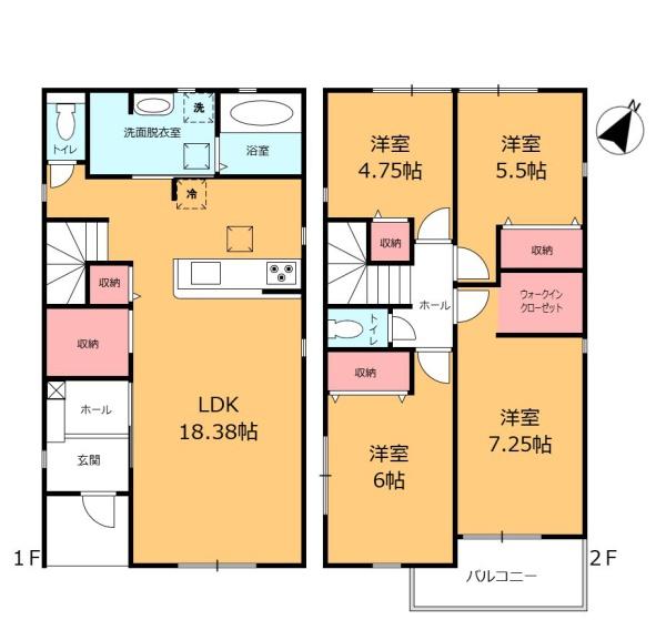 リーブルガーデン江南市河野町第一期　４号棟