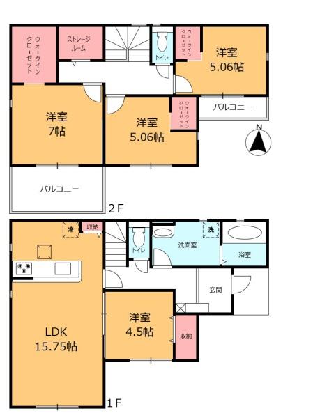 リーブルガーデン江南市田代町　3号棟