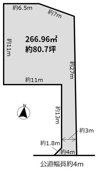 江南市宮田神明町旭の売土地