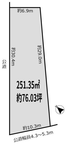 犬山市大字犬山字西古券の土地