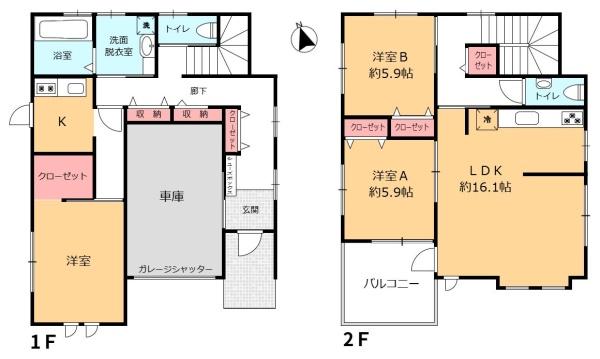 江南市布袋下山町南の中古一戸建