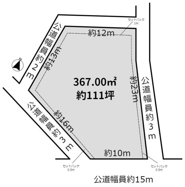 江南市島宮町巡見の土地