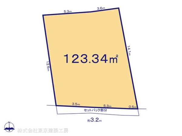 市川市中山２丁目の土地