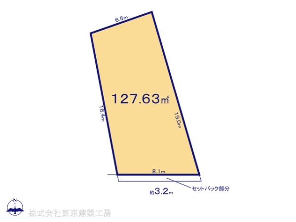 市川市中山２丁目の土地