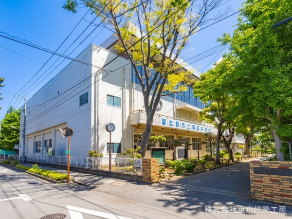 習志野市東習志野8丁目の新築一戸建(習志野市立第四中学校)