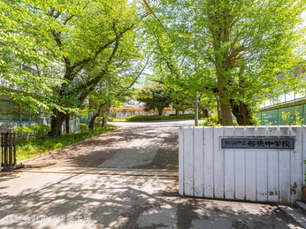 船橋市北本町2丁目の新築一戸建(船橋市立船橋中学校)