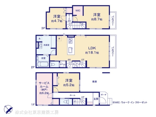 市川市大和田３丁目の新築一戸建