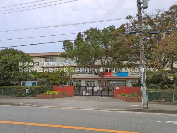 習志野市袖ケ浦１丁目の新築一戸建(習志野市立第三中学校)