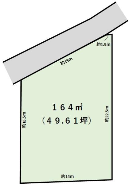 つくばみらい市伊奈東　約50坪