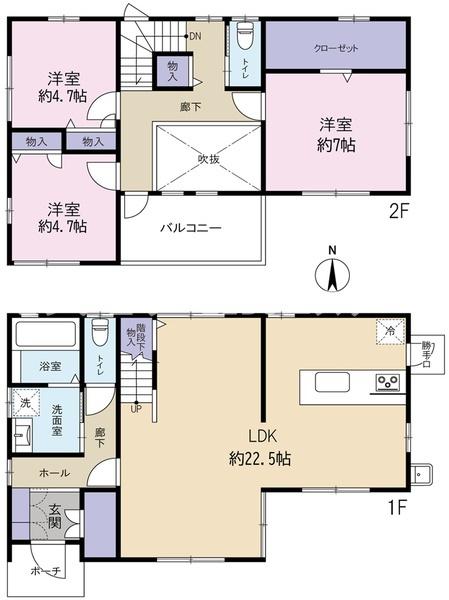 龍ケ崎市藤ケ丘６丁目の中古一戸建て