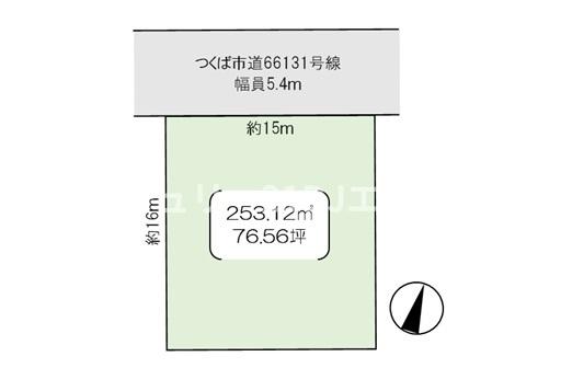 つくば市自由ケ丘の売土地