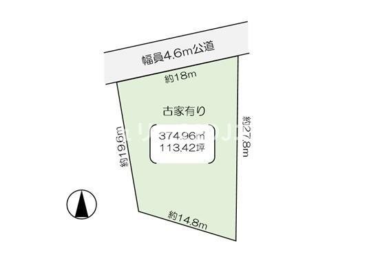 土浦市霞ケ岡町の売土地