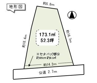 龍ヶ崎市川原代町　52坪　建築条件なし♪