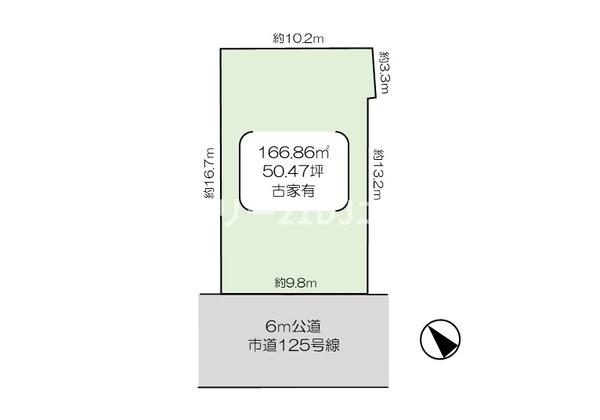 土浦市霞ケ岡町の売土地