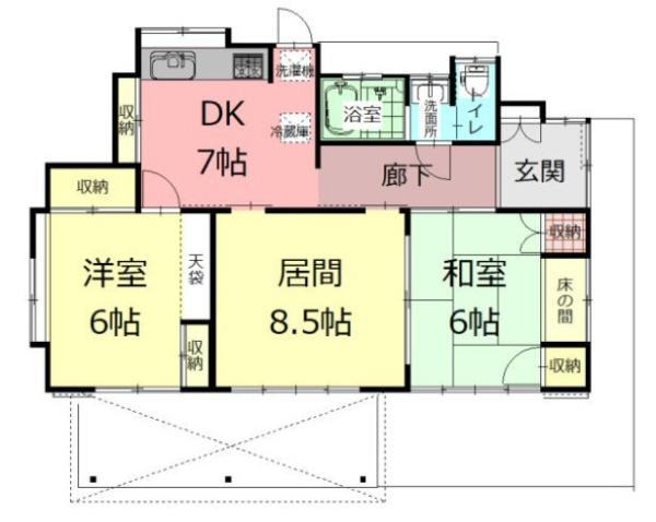 桐生市三吉町2丁目　中古戸建