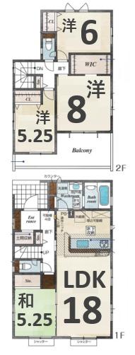 東栄住宅　伊勢崎市除ヶ町　2号棟