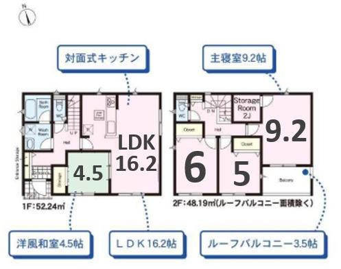 アーネストワン　足利市田島町第1　4号棟