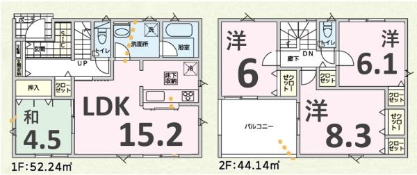 アーネストワン　伊勢崎市上泉町第3　6号棟