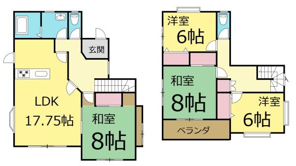邑楽郡邑楽町赤堀　中古住宅