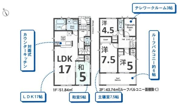 クレイドルガーデン　足利市福富町第4　3号棟