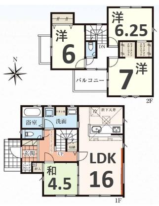 タクトホーム　太田市新田上江田町　2号棟