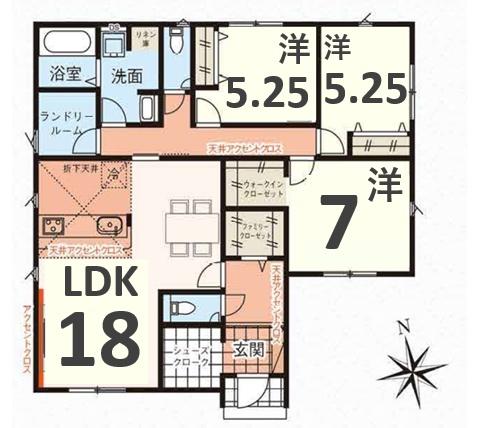 タクトホーム　足利市福居町2期　1号棟