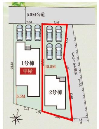 タクトホーム　太田市東今泉町　2号棟