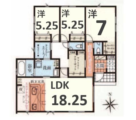 タクトホーム 太田市岩松町3期 1号棟