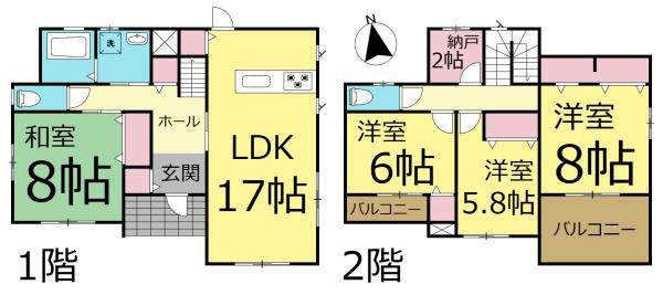 足利市西新井町の中古一戸建て