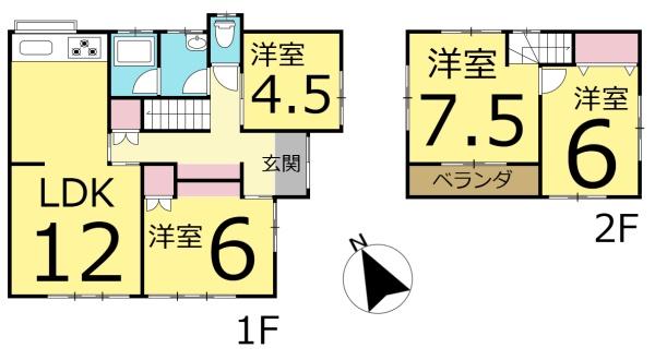 伊勢崎市田部井町１丁目の中古一戸建て
