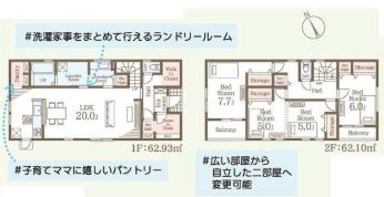 一建設　足利市本城2丁目第2　1号棟