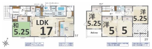 東栄住宅　伊勢崎市東小保方町　全1棟