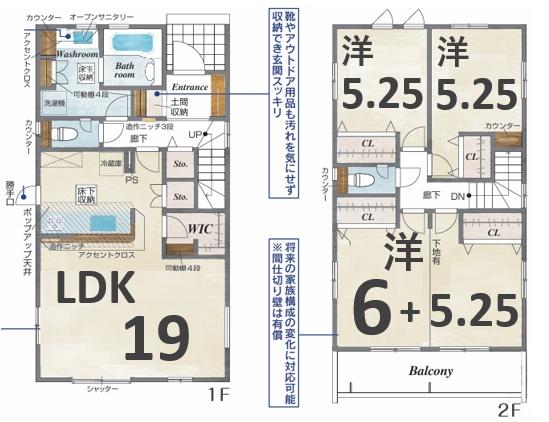 東栄住宅　太田市尾島町1期　1号棟