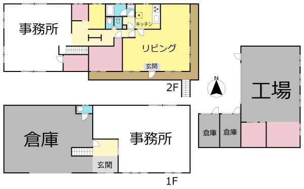 太田市新井町　倉庫・事務所・居宅