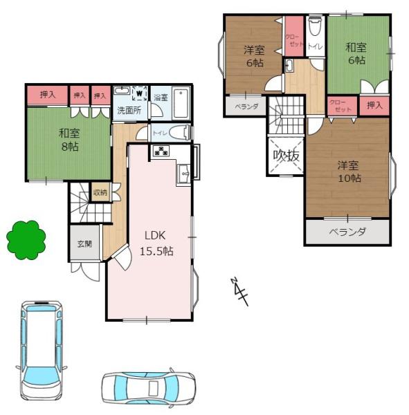 千葉市若葉区東寺山町の中古一戸建