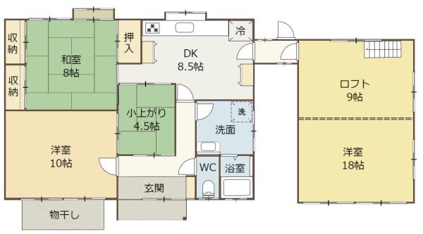 揖斐郡池田町　中古一戸建　平屋