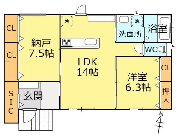 大垣市静里平屋中古戸建