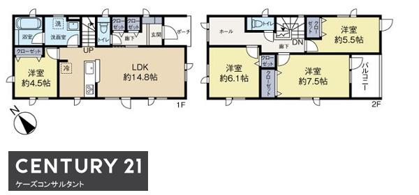 南区石山二条　第1　Cradlegarden　1号棟