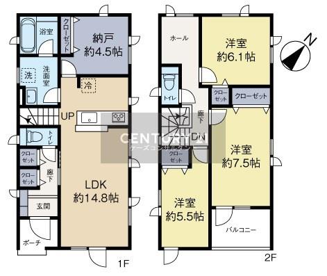 江別市東野幌本町第1　Cradlegarden　２号棟