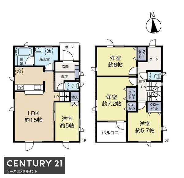 清田区真栄１条２丁目　Cradlegarden　１号棟