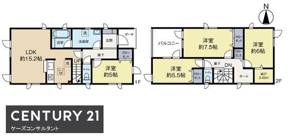 東区北四十三条東３丁目Cradlegarden　１号棟