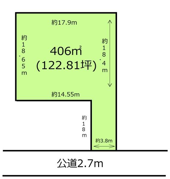 富里市十倉　土地