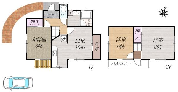 富里市七栄　中古戸建