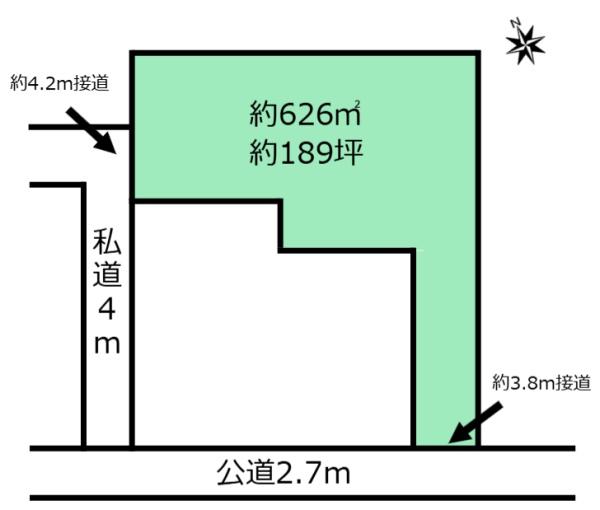 富里市十倉の土地