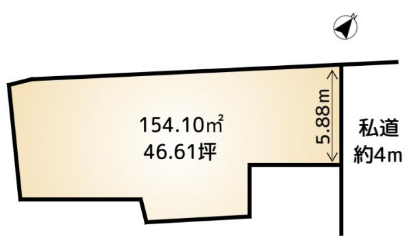 千葉市花見川区幕張町４丁目の土地