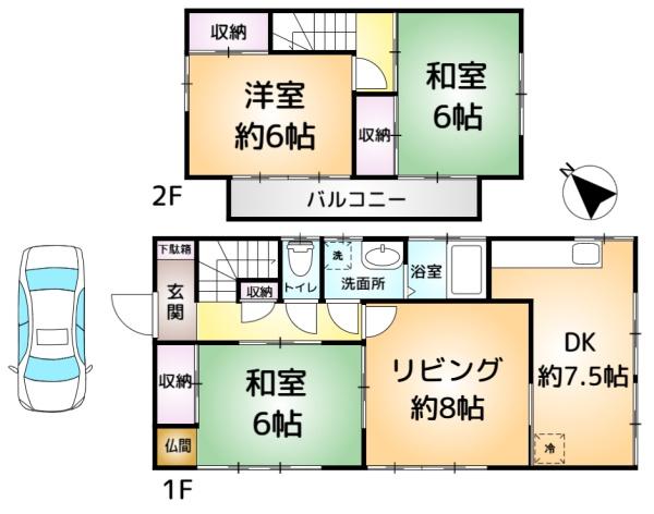 富里市七栄　中古戸建