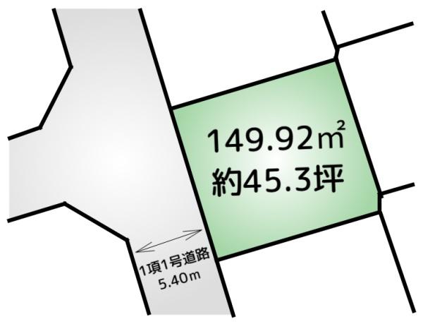 富里市新中沢の土地