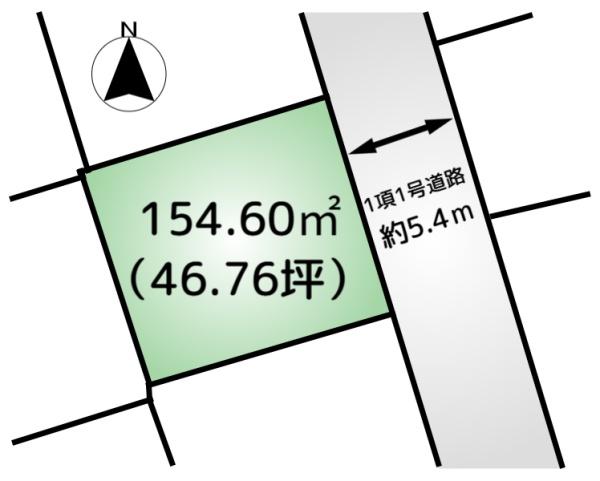 富里市新中沢　土地