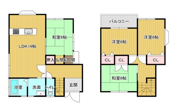 紀の川市北大井中古一戸建て